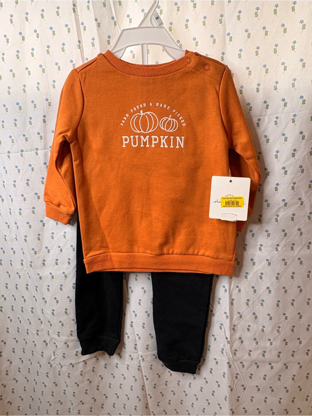 Pumpkin Orange Kids Sweatshirt